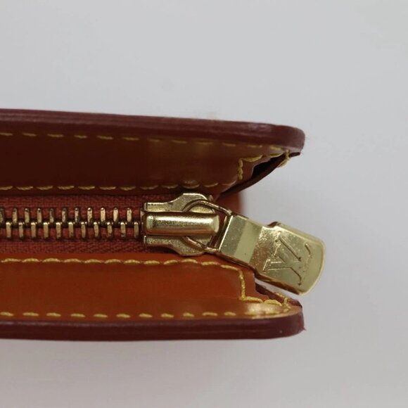 LOUIS VUITTON Epi Pochette Homme Bag Brown Zipangu Gold - Picture 8 of 16